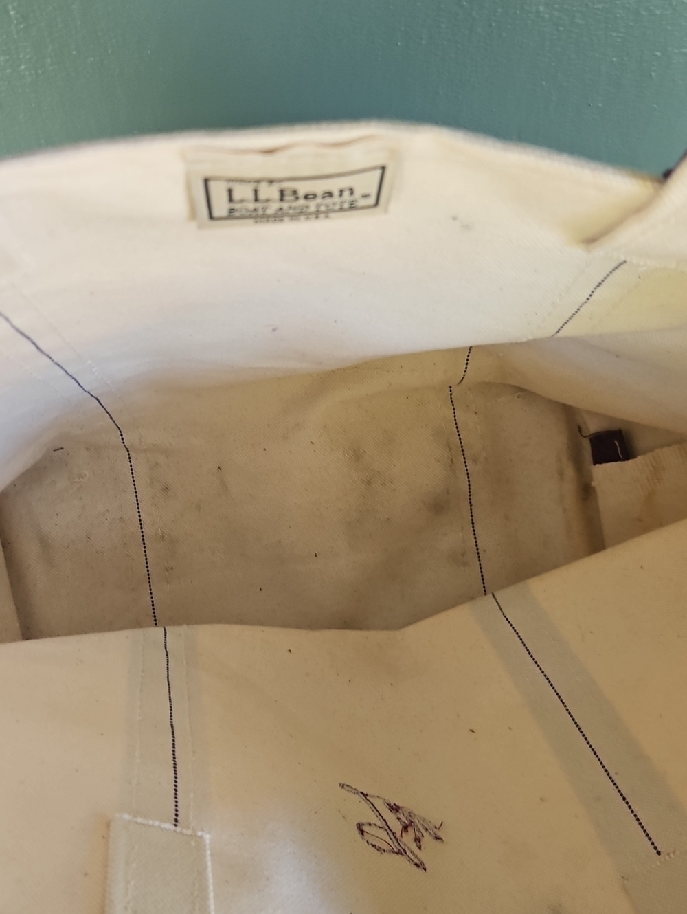 Vintage L.L. Bean Tote Bag - Picture 4 of 4